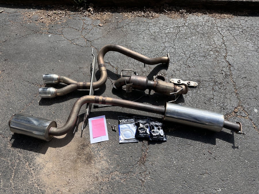 FS: Mountune Turboback Exhaust with Hangers