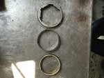 Metal Circle Auto part Number Wheel