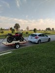 Vehicle Car Grass Mid-size car Lawn
