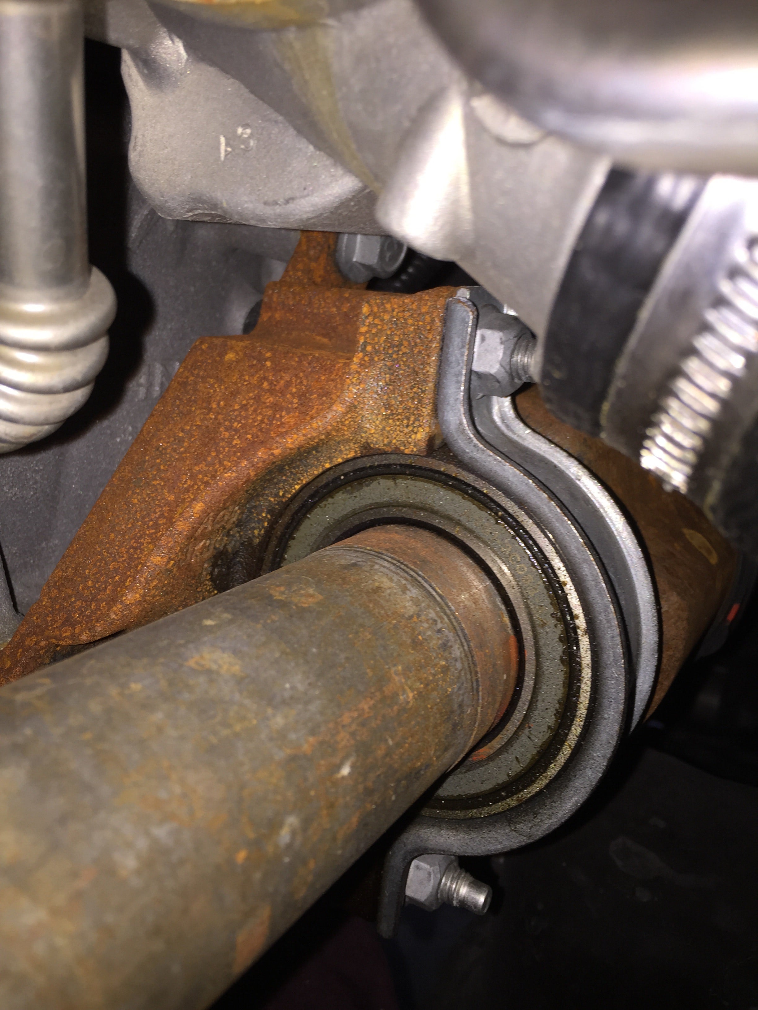Drive shaft leak